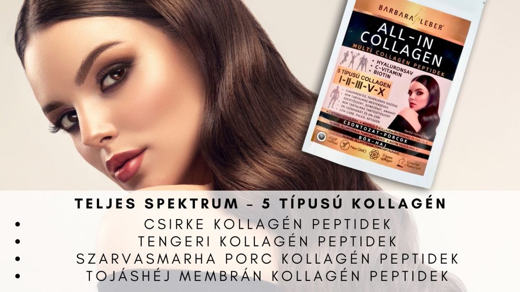 Az ALL IN COLLAGEN egy fehérjecsalád, amelynek 5 típusa van (I, II, III, V és X), emellett biotint, hialuronsavat és C-vitamint is tartalmaz. Mindegyik típus egyedi szerepet játszik a test különböző szöveteiben. Az életkor előrehaladtával a szervezet kollagéntermelése csökken, ami az öregedés különféle jeleit, például ráncokat, ízületi merevséget és a csontsűrűség csökkenését eredményezi. A multi-kollagén peptideket, amelyek különböző típusú kollagén keverékét tartalmazzák, gyakran előnyösnek tartják az egytípusú kollagén-kiegészítőkkel szemben.